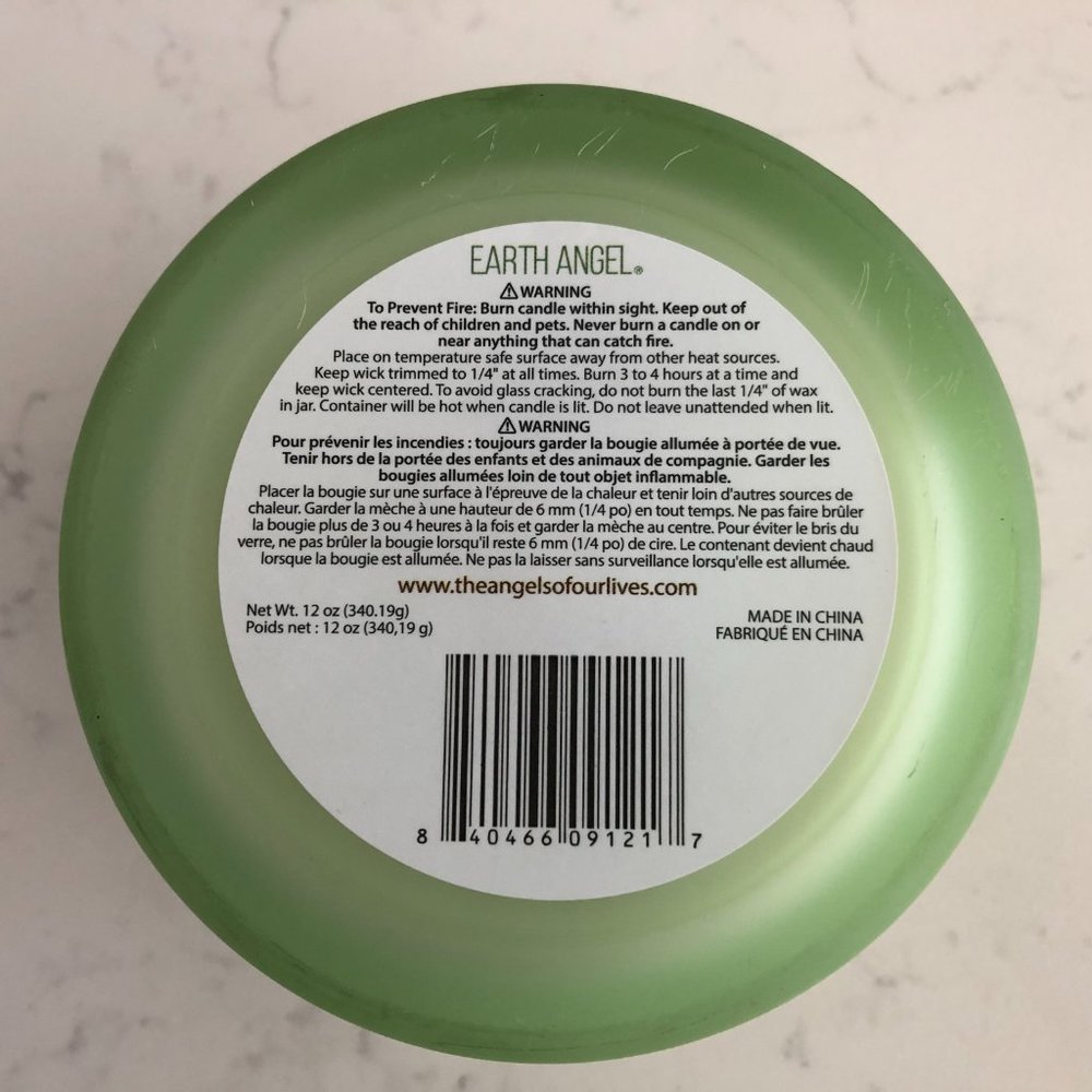 Earth Angel Spiritual Vanilla Scented Two Wick Natural Soy 12oz Candle Sz OS NWT - Picture 5 of 6